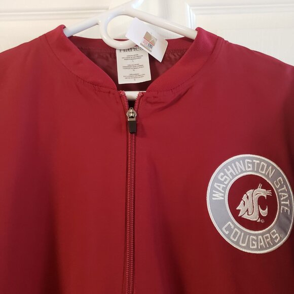 Washington State Cougars Men's 1/4 Zip Jacket/Shirt Size Large New with Tags - Picture 3 of 7